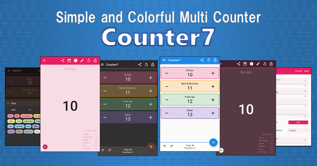 多機能カウンター Counter7